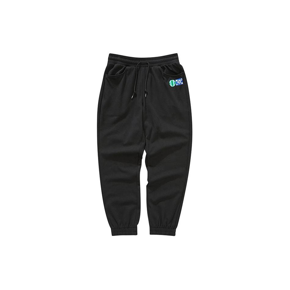 Skechers Mid Rise Lace Up Cuffed Knit Joggers Men bottoms Deep-Black L121M107-002K L