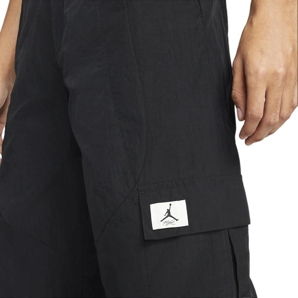 Jordan Solid Color Logo Button Casual Pants Women bottoms Black DM5175-010