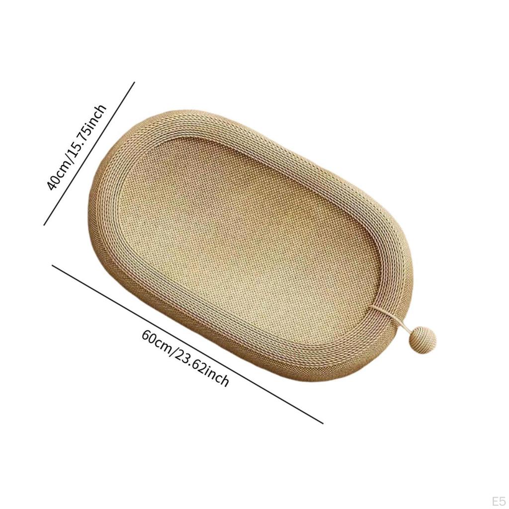 Cat Scratcher Bed Multipurpose Oval Bowl Scratching Board