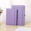 European American Custom A5 Thick Hardcover Leather Diary Planner Journal Luxury Thread Sewing School Use  Foreign