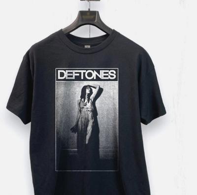 Deftones Band 90s Unisex Black Cotton T-shirt S-4XL
