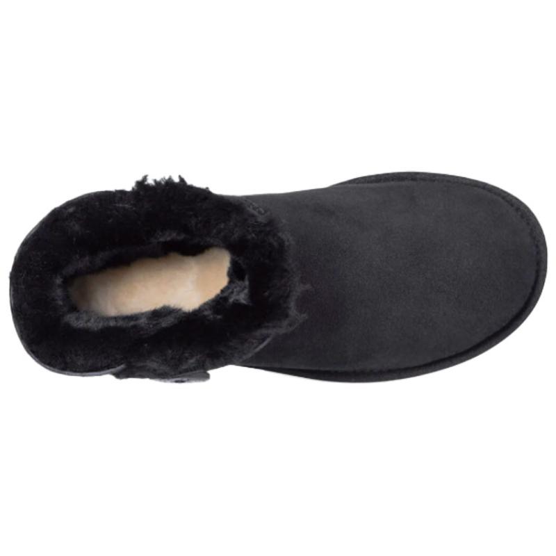 UGG Mini Bailey Button Boot Zwart Dames Sneakers 1016422-BLK