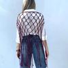 Cotton Material Handwoven Belt Lightweight Solid Color Bohemian Style Shawl Unique Boho Chic Decorative Tassel Accessories Party