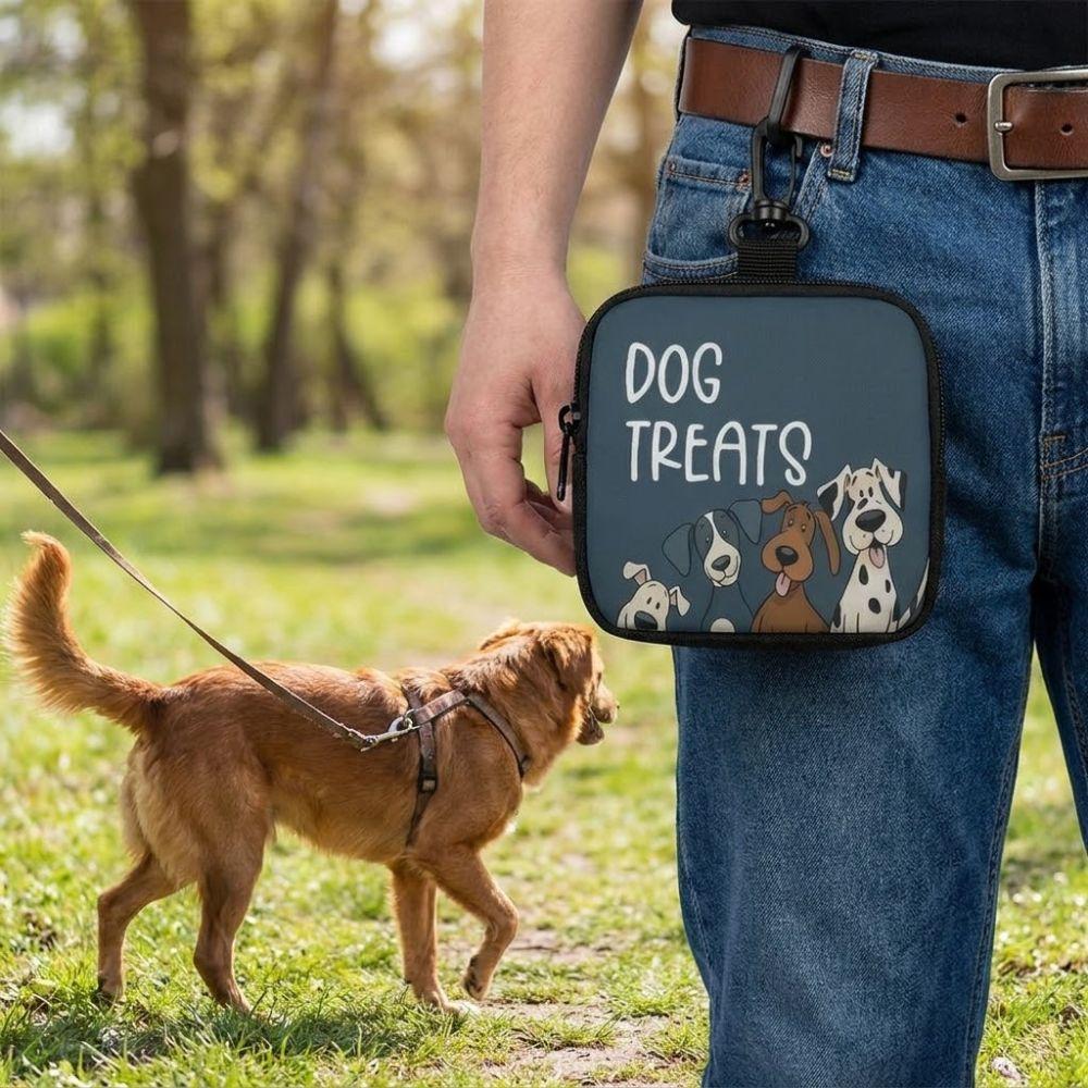 Transparent Window Pet Training Reward Bag Waterproof Dog Care Bag Dog Treat Pouch Pet Training