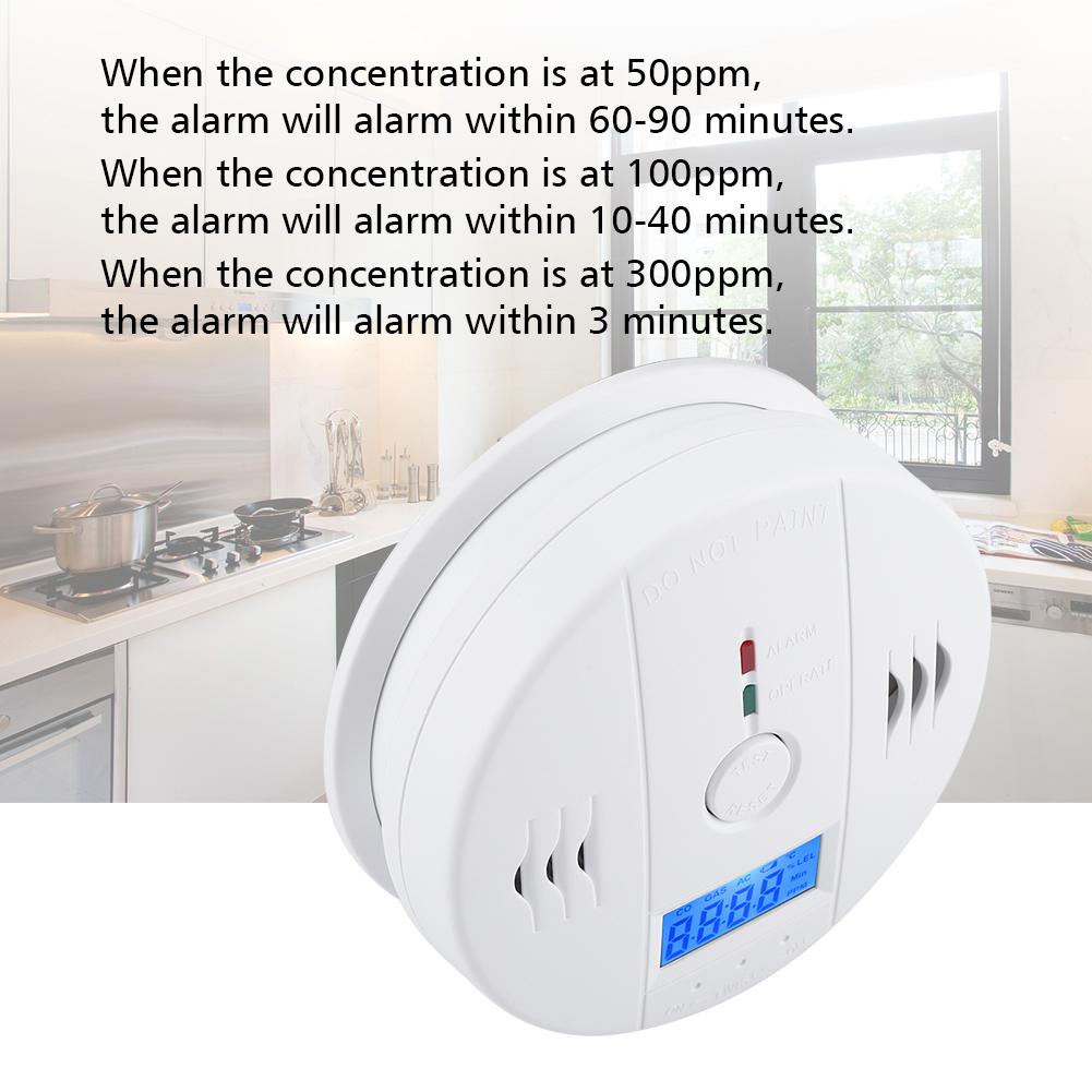 Household LCD Digital Carbon Monoxide Detector CO Alarm CO Sensor Monitor