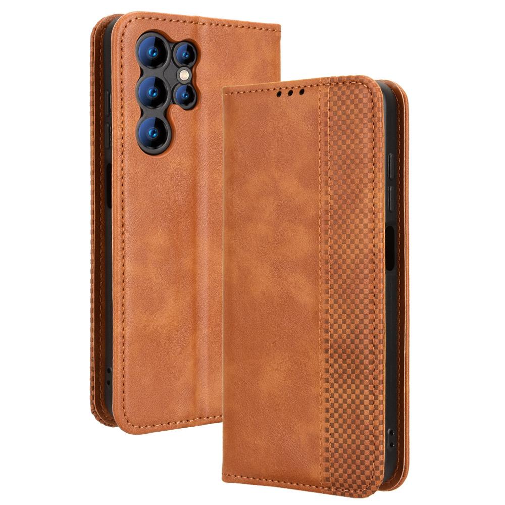 Flip Cases for Oukitel C61/C61 Pro PU Leather Full-Body Protection Shockproof Durable Retro Cover