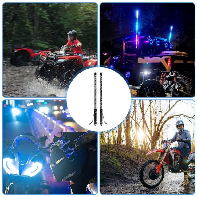 Festival LED Flagpole Lights Double LED Flagpole Lights Waterproof LED Flagpole Lights set for event & Businesses