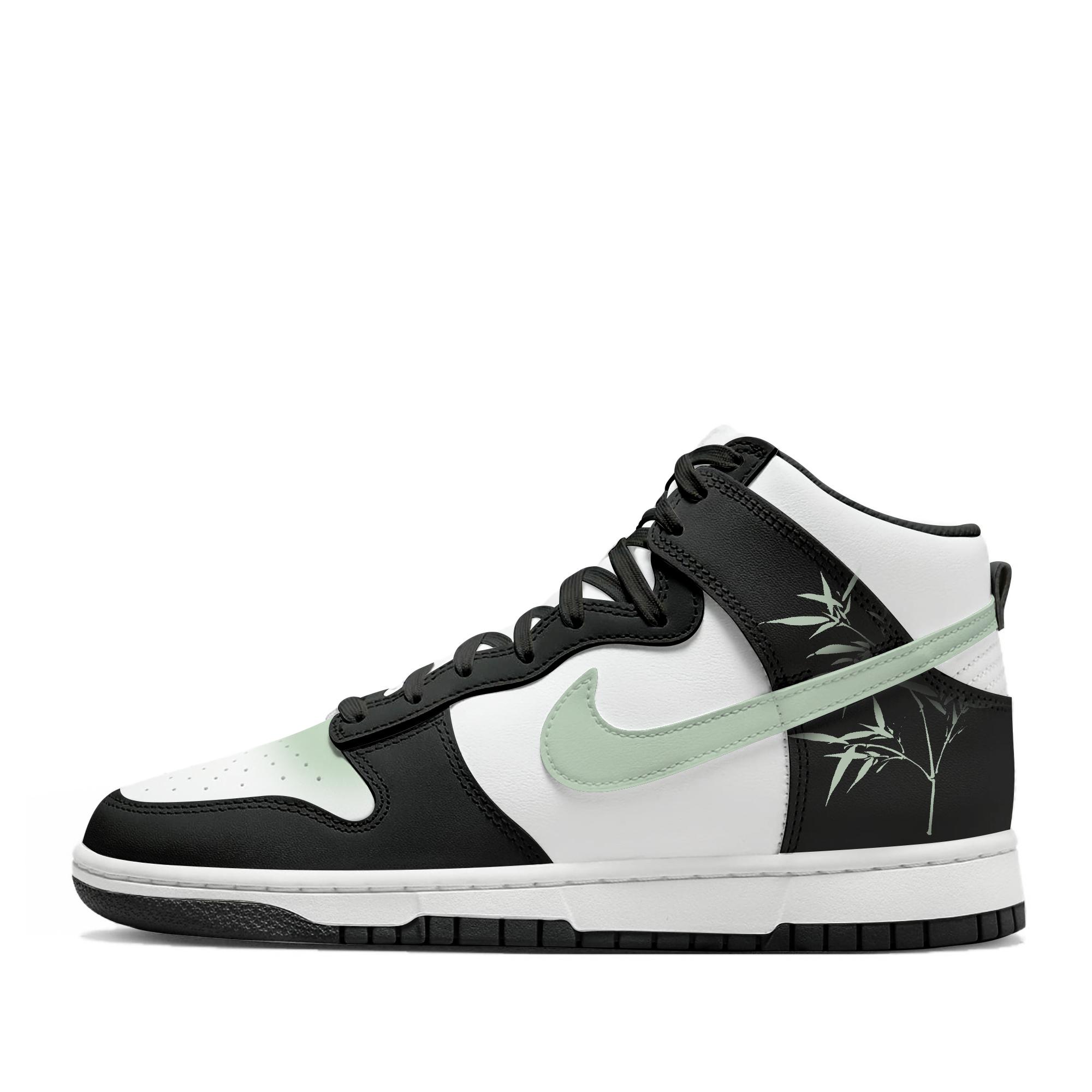 

Nike Dunk Thermal Cushioning Abrasion Resistant High top Skateboard Shoes Women s Light Green DD1869-103(Team661-) 36