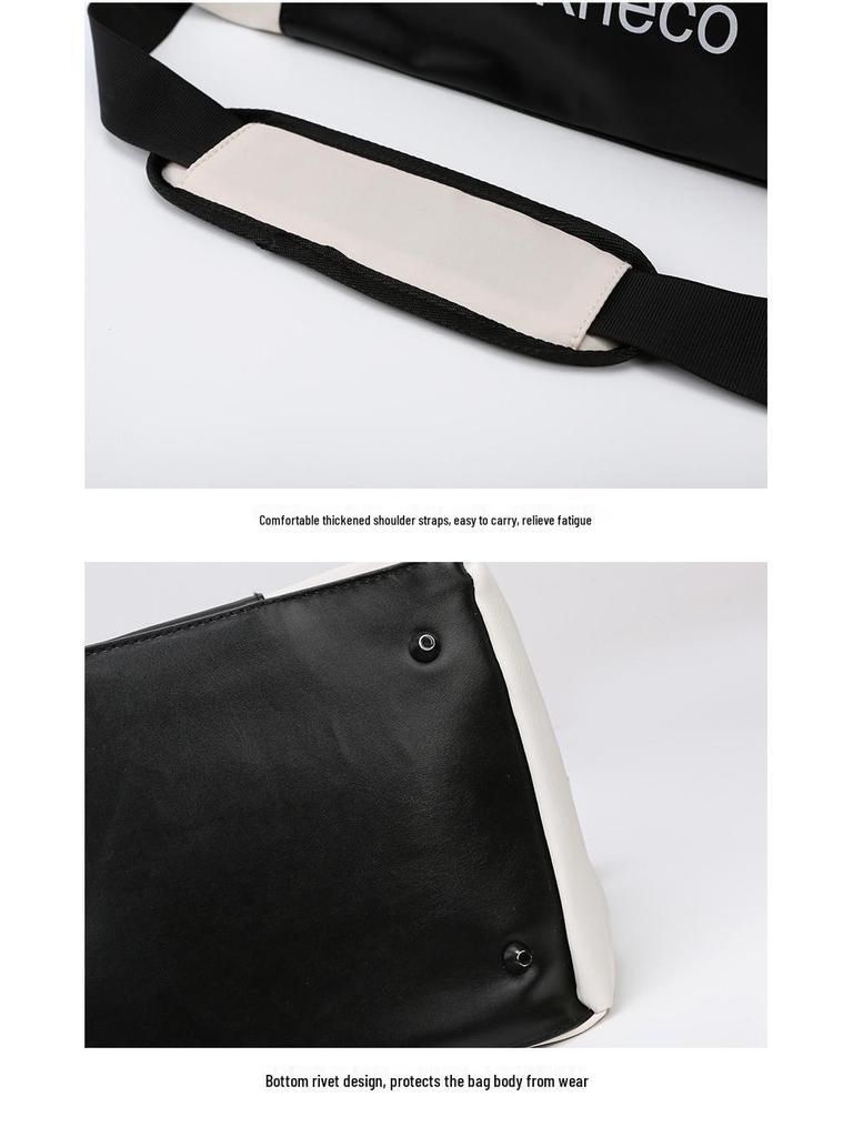 Short Trip Sports Bag with Shoe Compartment and Wet/Dry Separation – Single Shoulder Crossbody