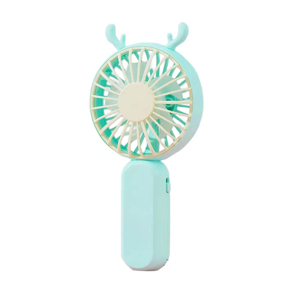 Mini USB Handheld Fan Rechargeable Portable For Student Dormitory Use ABS Material Adjustable Wind Speed