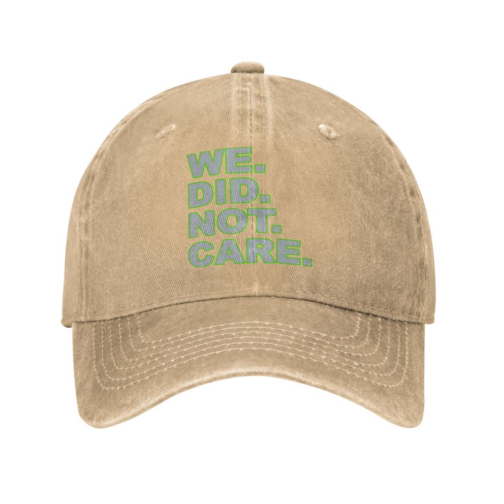We Did Not Care Casual Baseball Cap Outdoor Sports Trucker Hat Summer Dropshipping Couple Women Street Style Baseball Caps