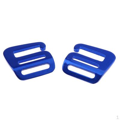 2 Pieces G Hooks Outdoor Webbing Buckles For Backpack Strap 25mm