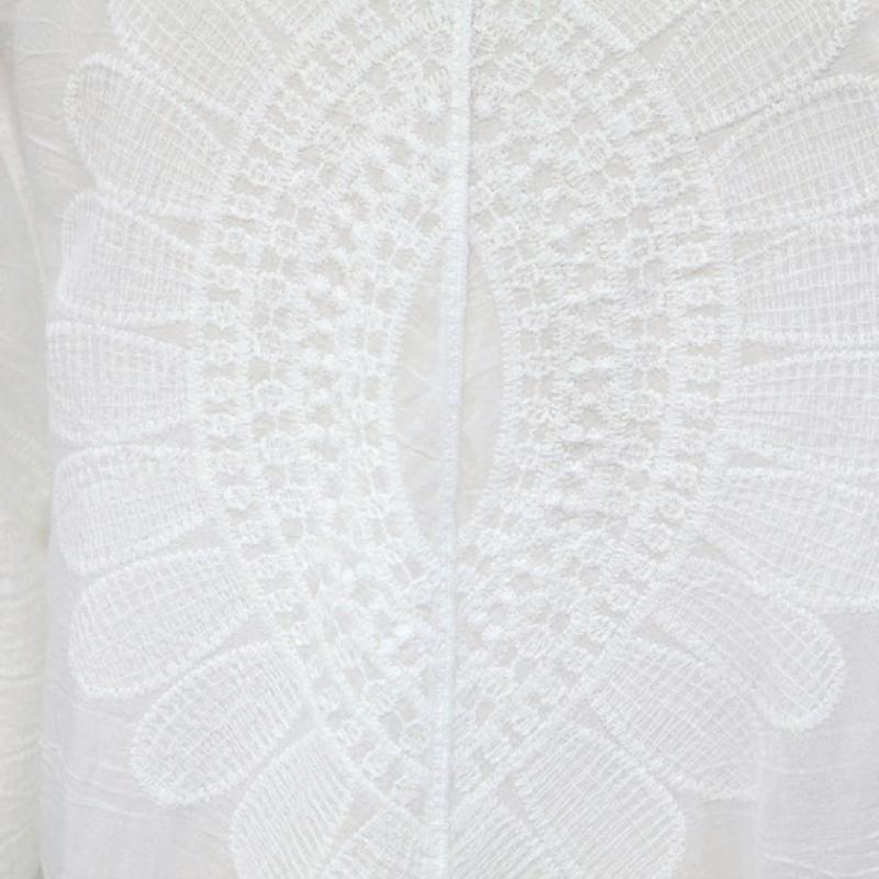 Shiz Madam Women S Sunflower Embroidery Cotton Shirt J31818