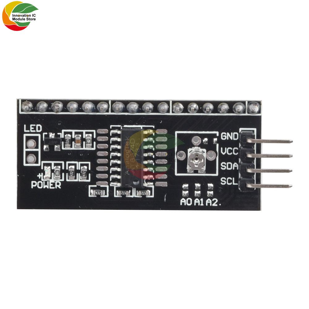 LCD1602 LCD Screen Adapter Board Narrow Body Chip Patch Potentiometer Module IIC Interface 2004PCF8574 Adapter Board I2C