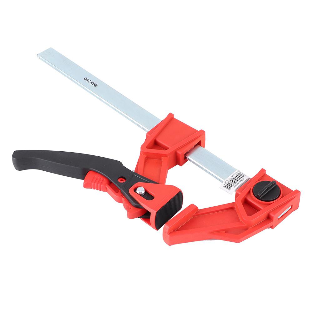 Woodworking Heavy Duty Ratchet F Clamp Adjustable Fixing Bar Clips Accessory for Carpenter