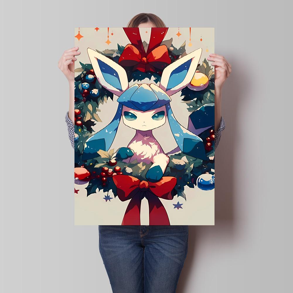 Canvas Wall Art Pokemon Pikachu Poster Prints Cute Cartoon Character Picture Classic Living Room Home Decoration Christmas Gift