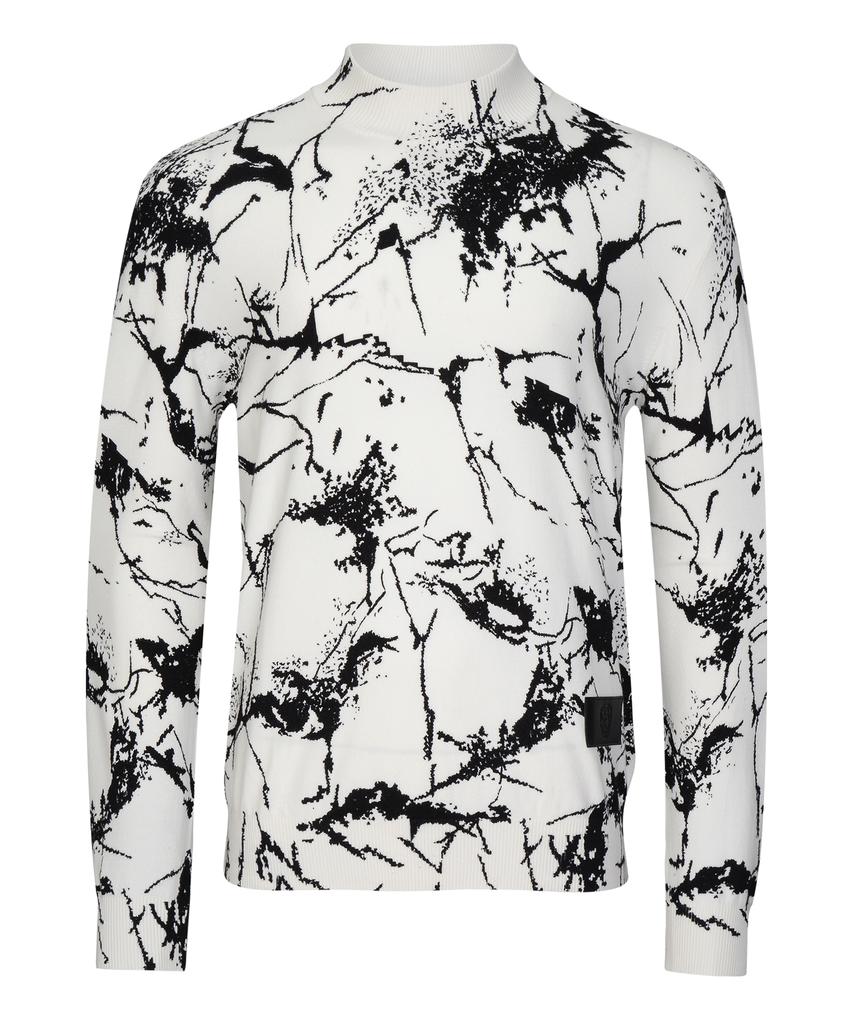 Pasadigolpeu Crack Print Half-Zip Kp