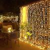Outdoor Waterproof LED Icicle Waterfall String Lights