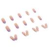Medium and long Ballet Nail Art Patch Wearing Nail Finished Purple Flower White Less nails Internet celebrities