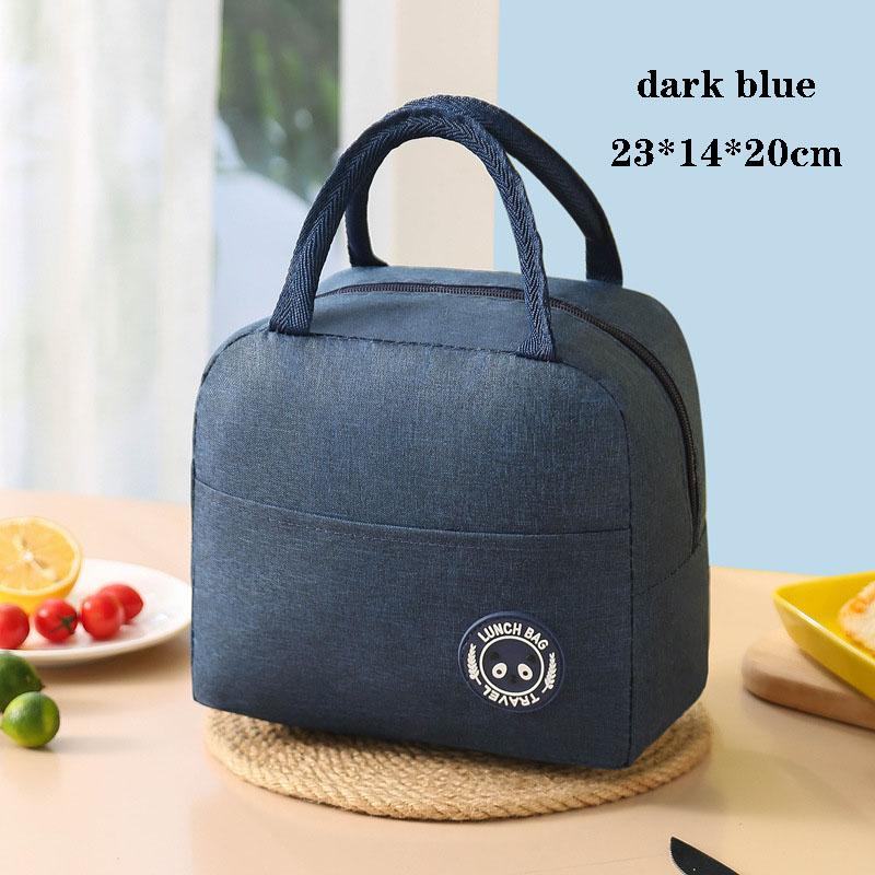 Obědová taška na jídlo Hliníková termotaška s chladicím izolačním boxem Fóliová Dětská svačinová krabička Taška na uskladnění jídla Školní a pracovní tašky na jídlo