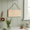 20pcs Large Rectangular Wooden Plaques for DIY Painting and Doodling Home Decor. For Birthday, Wedding, Themed Party Decorations