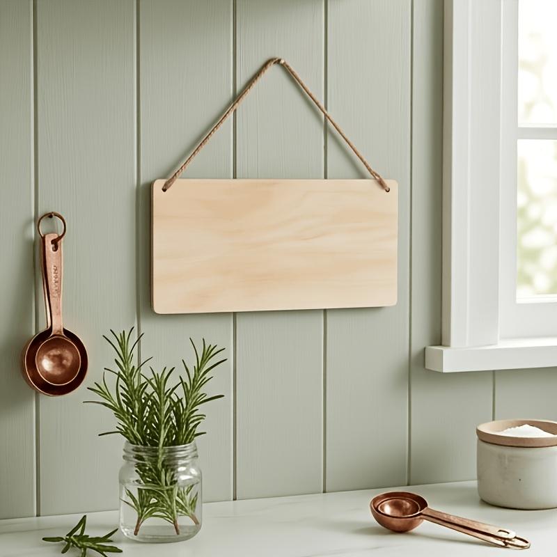 20pcs Large Rectangular Wooden Plaques for DIY Painting and Doodling Home Decor. For Birthday, Wedding, Themed Party Decorations