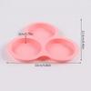 Soft Silicone Cake Non-stick Air Fryer Baking Pan Long-term Use 3 Cavities Muffin Tray, Muffin Cup Cake Mould Kitchen Cooking Accessories
