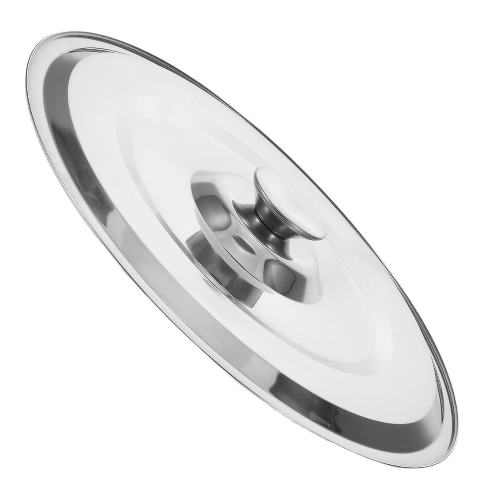Stainless Steel Universal Pot Lid 32Cm - 12.58 Inch Metal Pan Cover for Frying Pan Saucepan Stock Pot Cooking with Heat