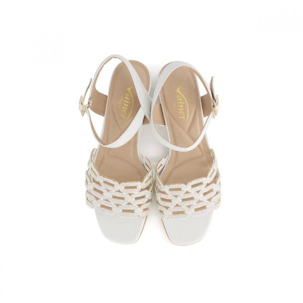 Vainer White Women S dreSS SandalS A390e0v1wb