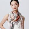 100% Mulberry Silk Crepe Satin Square Scarf Shawl