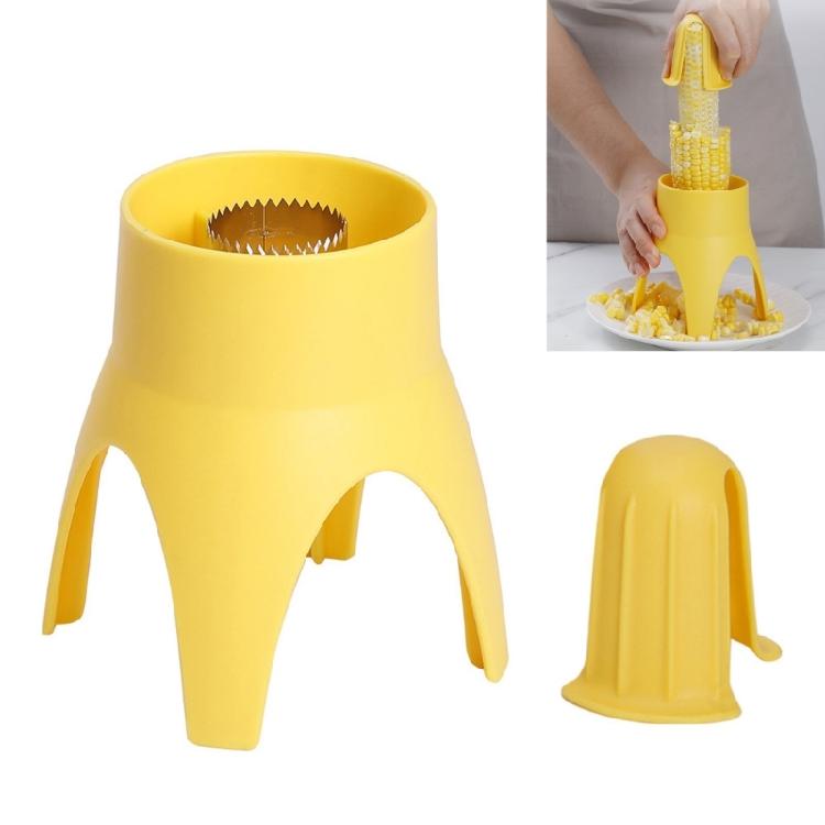 Space Saving Corn Shelling Tool Professional Corn Kerneler Device With Stainless Steels Blade For Cooking