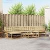Outdoor Sofa Set 7 pcs White and Beige 79 x 79 x 37 cm