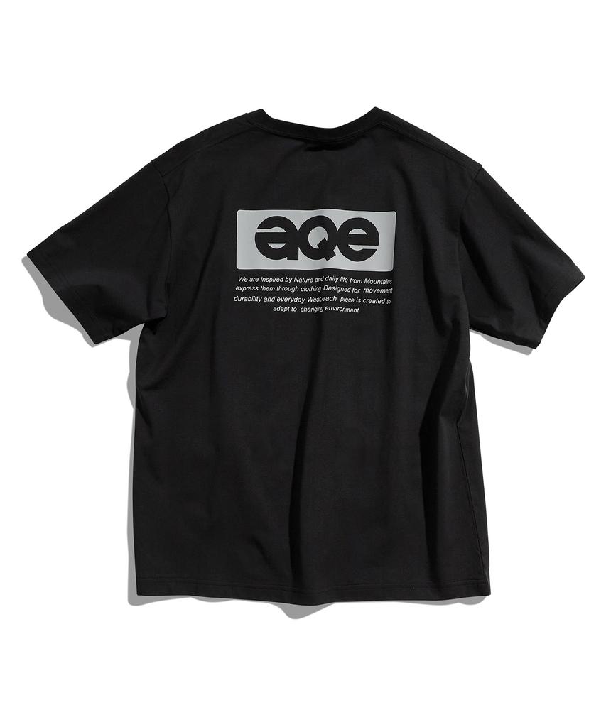 Peullukeu Aqe Sorona Graphic Short Sleeve T-Shirt Black Fst345