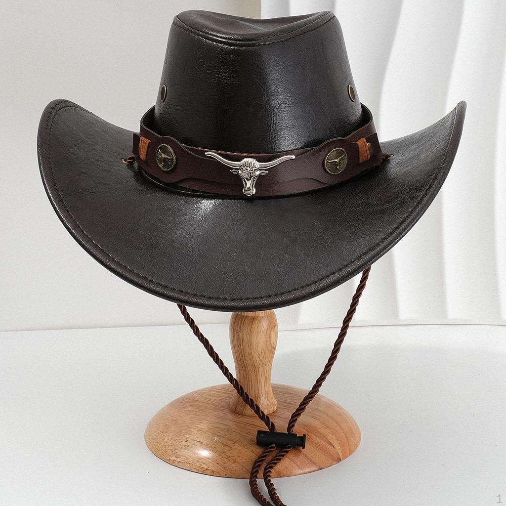 Western Cowboy Hat Dress Up Cowgirl for Stage Performance Carnival Festival