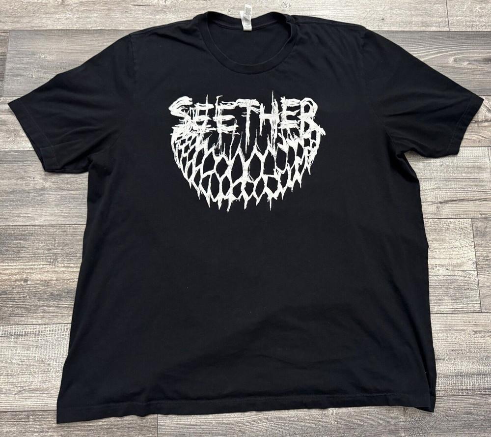 

New! Seether Rock Band Cotton Shirt Unisex Concert S To 5Xl El948 3XL