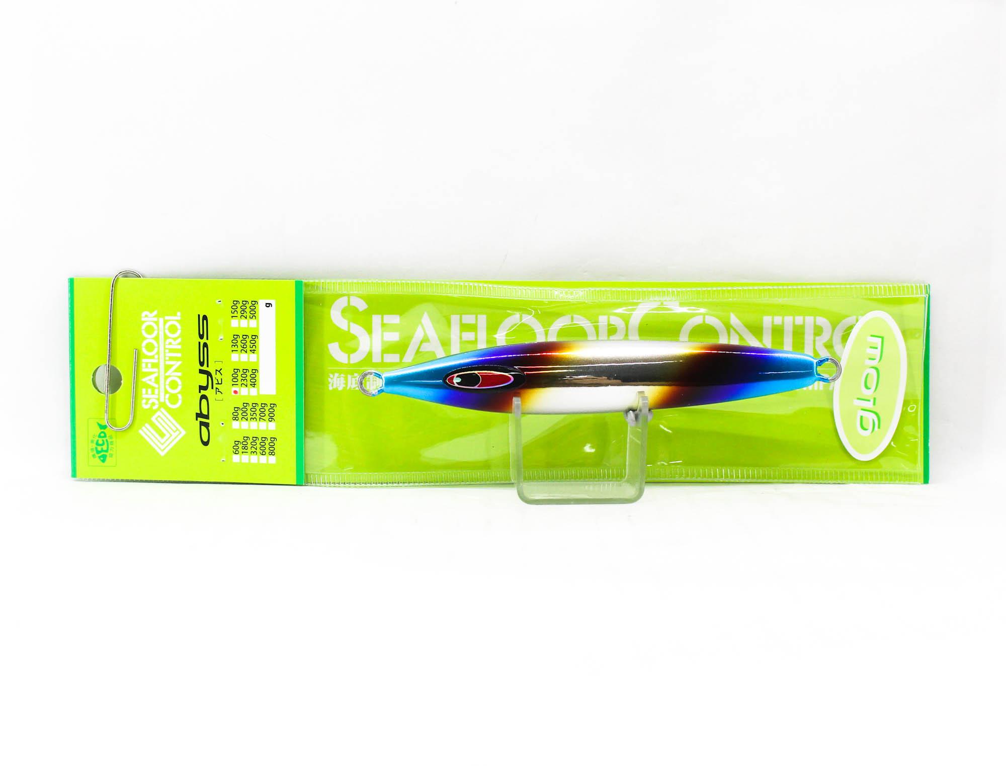 Seafloor Control Metal Jig Abyss 100 grams Titan Red Pearl Zebra Glow (5795)