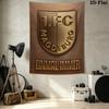 1 Fc Magdeburg Wall Tapestry Aesthetic Wall Hanging Printed Fabric Blanket Decorative Tapestries For Bedroom Living Room Home Decor