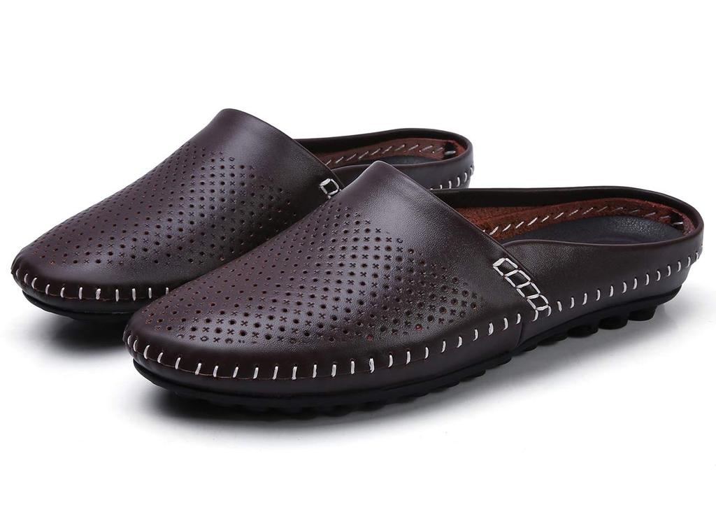 YiCeirnier Office Business Clog Driving Indoor Men's Sandals, Slippers, Sandals, Shoes, Shoes, 8805-2-zong-27.5cm (44)