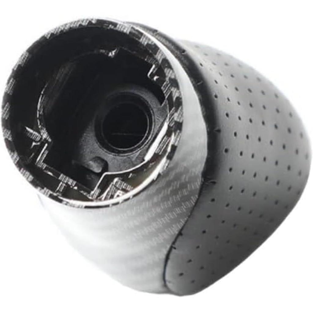 SSZY Carbon Black Leather Gear Shifter Hand Ball Gear Knob Gear Shift Knob Shifter