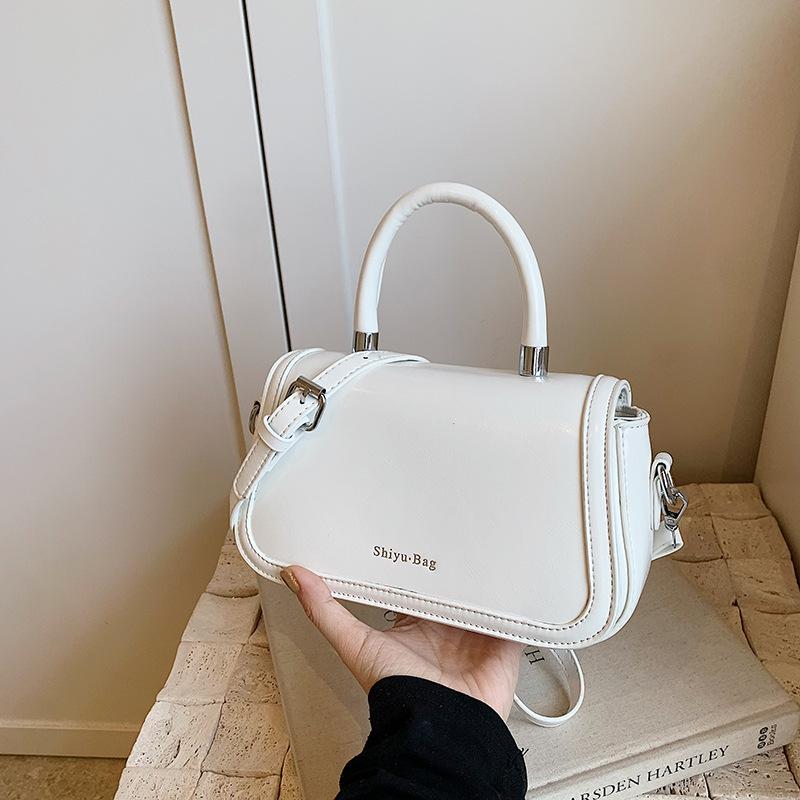 Niche Design Simple and Versatile Casual Handbag Women's 2025 Summer New High-end Messenger Bag Small Square Bag