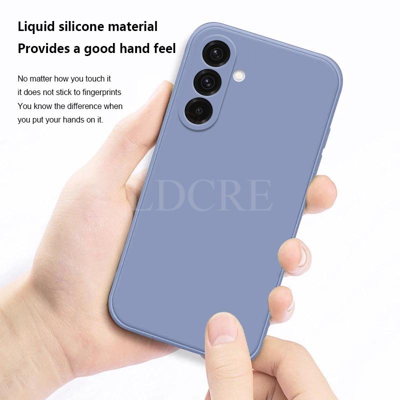 For Samsung Galaxy A17 Case Liquid Silicone Cover Galaxy A17 Case TPU Plain Rubber Phone Protector Case Samsung Galaxy A17 Cover