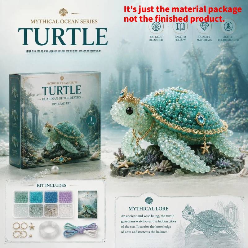 Kit Perline Mitiche dell'Oceano Con Creature Marine Fai-da-te Per Creazioni Creative e Idee Regalo