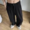 Loose Casual Drawstring Straight Pants for Women In Autumn Elastic Waist Small Sports Pants for Women In Summer