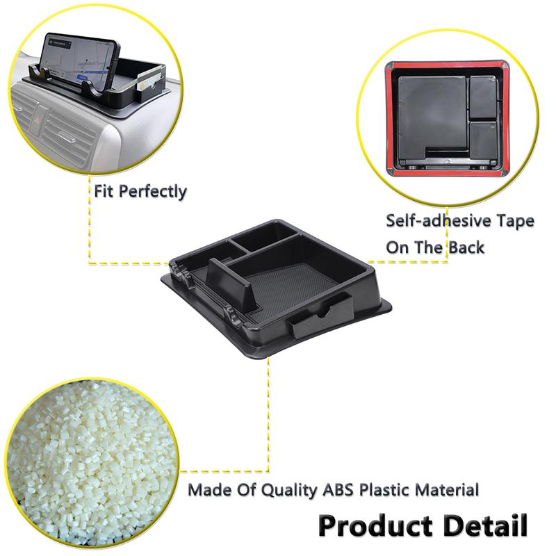 Dahboard Storage Organizer Box Phone Holder for Suzuki Jimny JB23 JB43 1998-2018 Center Console Storage Tray Car Accessories