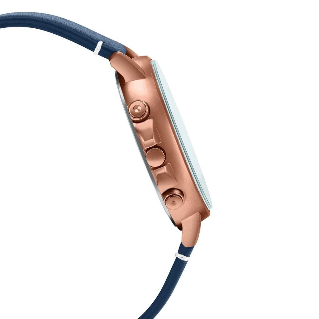 Casio Watch Blue Rose Gold 50 X X Strap Men's - MTP-E321RL-2AVDF Dial, Band, Blue, 44.7 10mm,