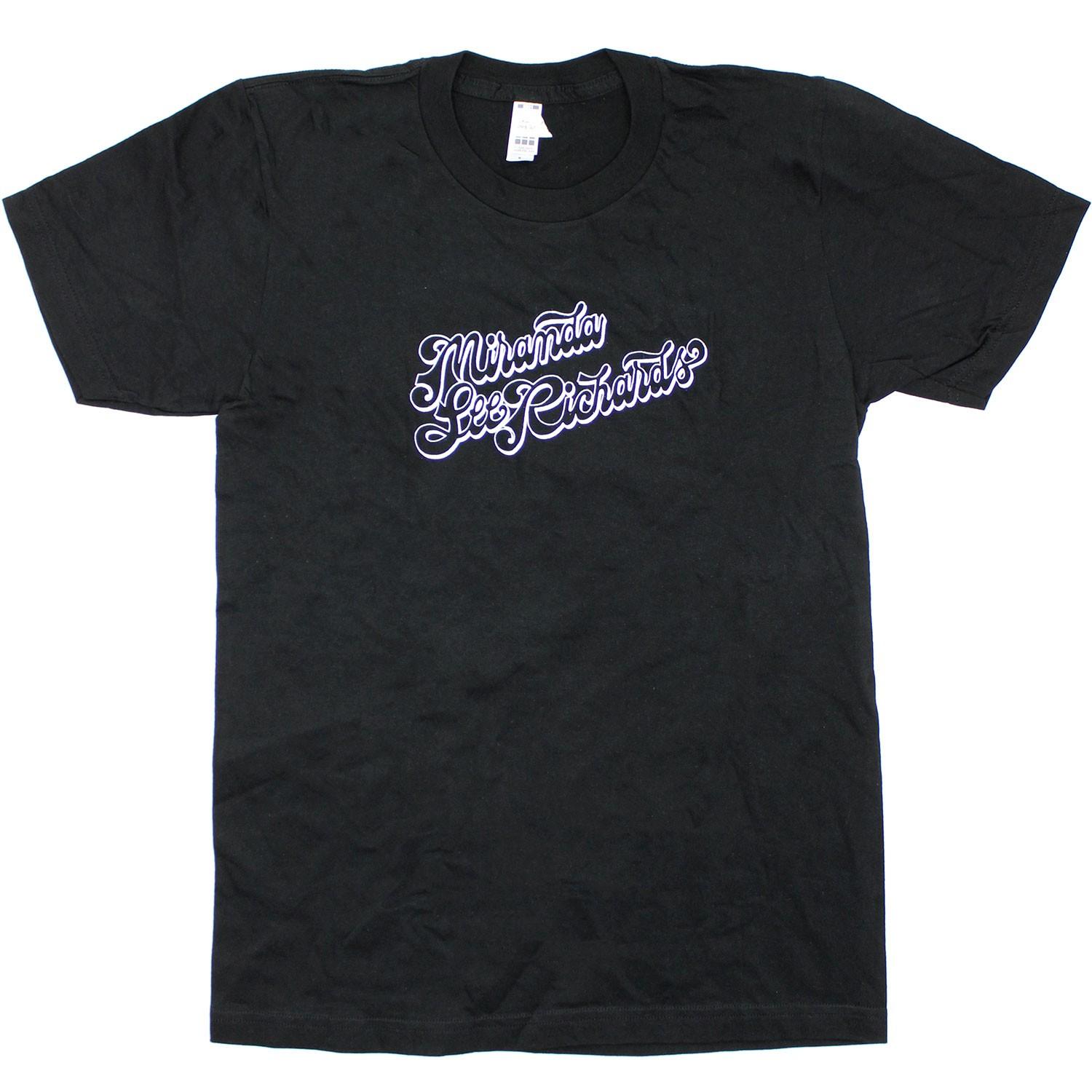 Men s Miranda Lee Richards Outline Logo T-shirt Large Black M