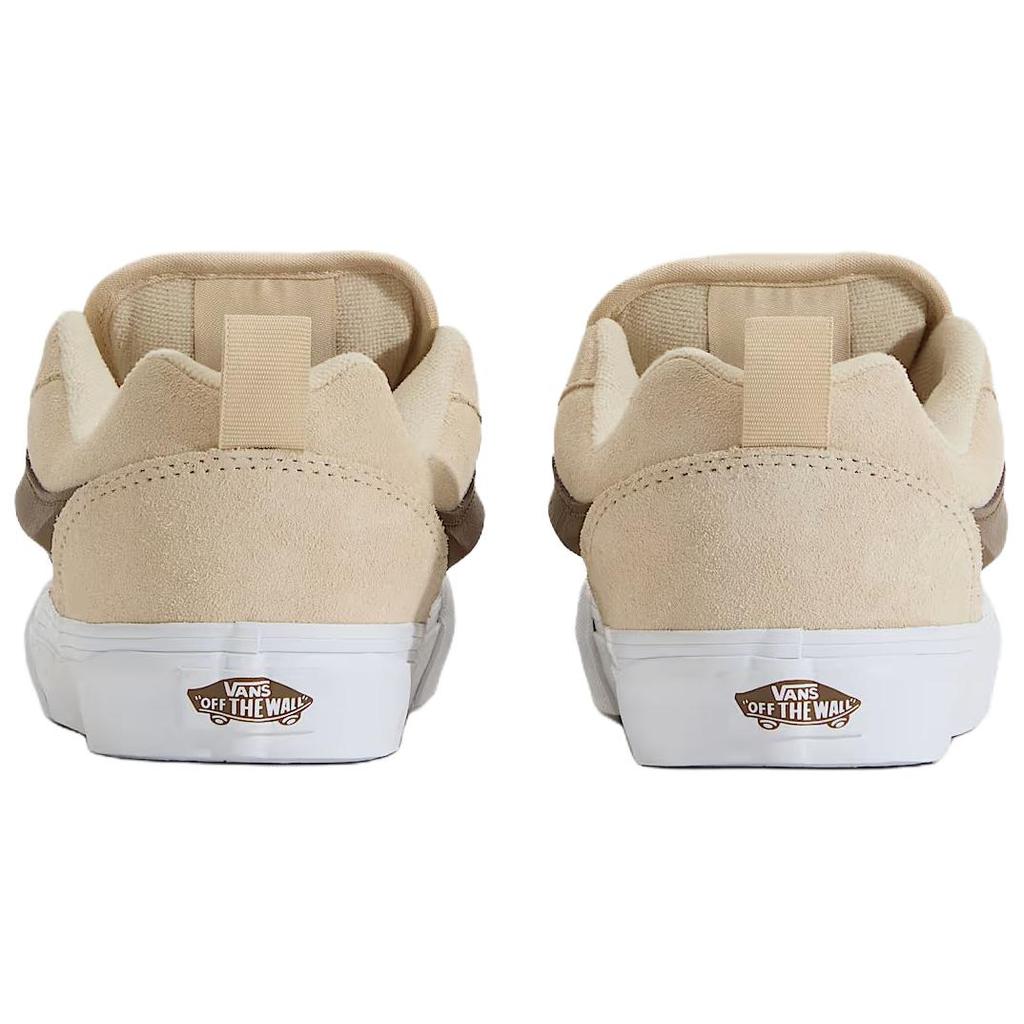 Vans Knu Skool Classic Trend Retro Low Top Skate Shoes Unisex Sneakers Beige Brown VN000D6ZCHW