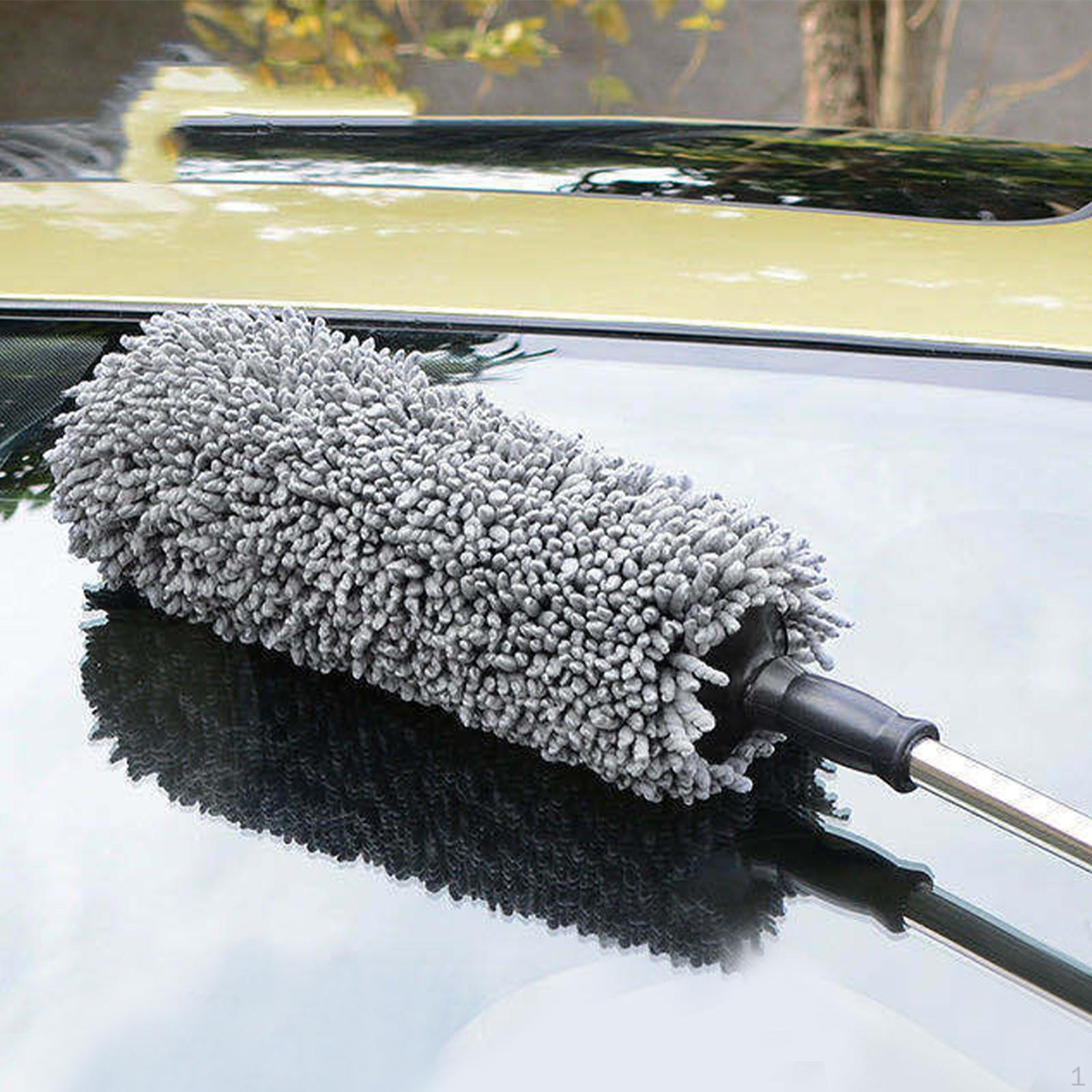 Soft Microfiber Car Duster Auto Cleaning Brush Multipurpose Interior Exterior Dusting Tool