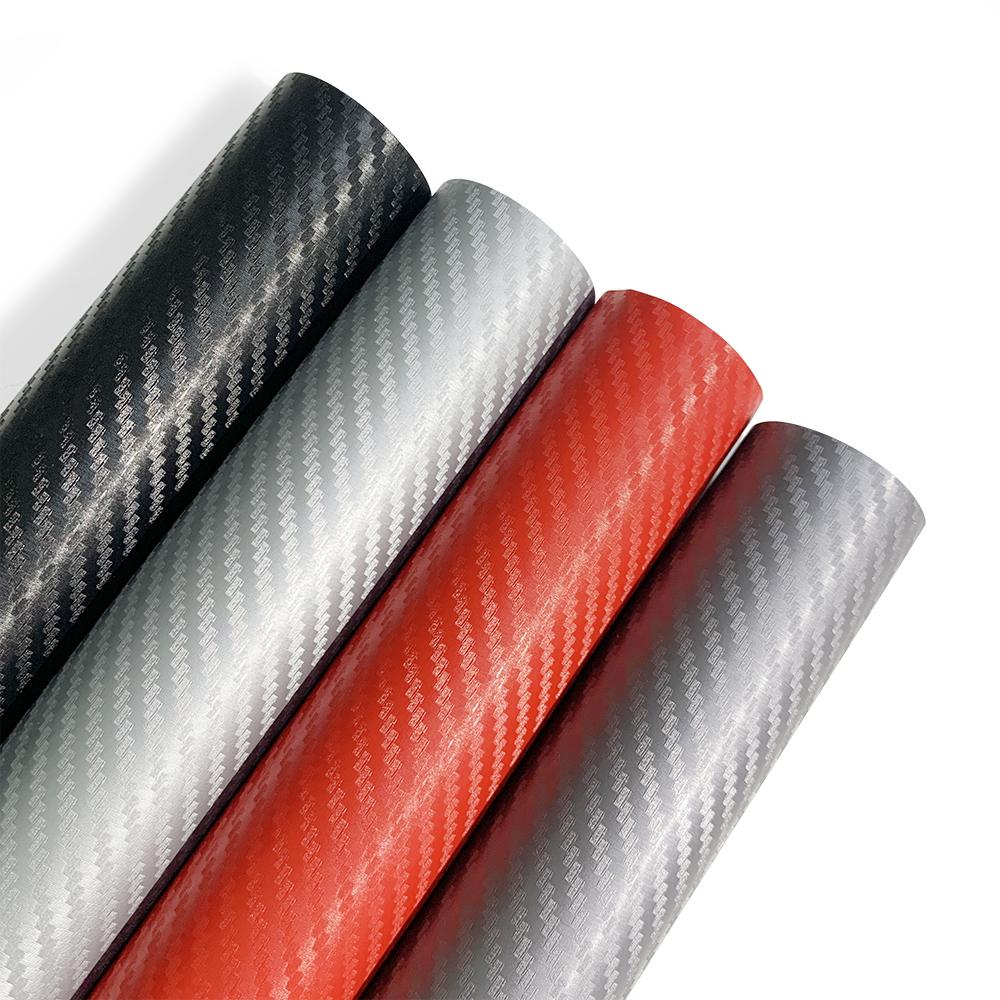 30x127cm Car 3D Carbon Fiber Vinyl Wrap Stickers Auto Styling Stickers for Auto Motorcycle Exterior Protection Film Decorative
