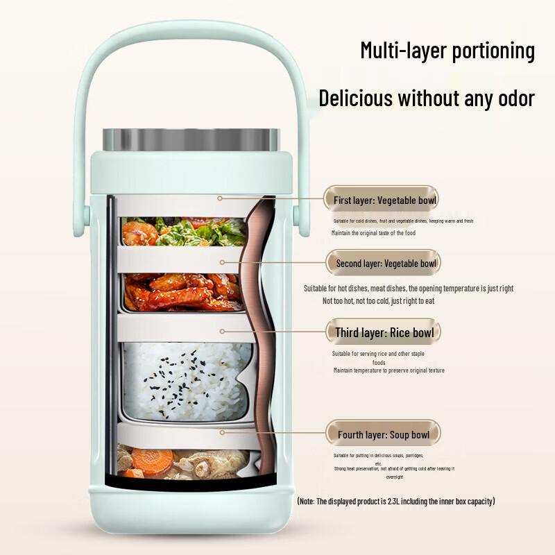 TAFUCO 316L Stainless Steel Insulated Lunch Box